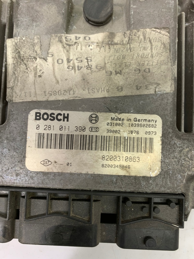 фото №2, Бортовий комп'ютер двигуна renault 0281011390 8200310863