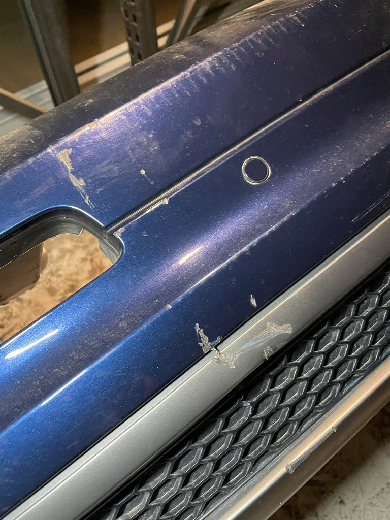 фото №7, Audi q7 4l бампер задняя sline granatowy