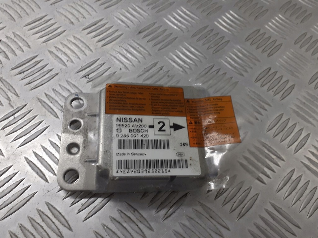фото №1, Модуль подушка безопасности nissan primera p12 98820av200