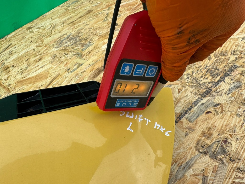 фото №11, Крыло левый передний перед жёлтый suzuki swift iv mk6 05-10 5d лак: zcj