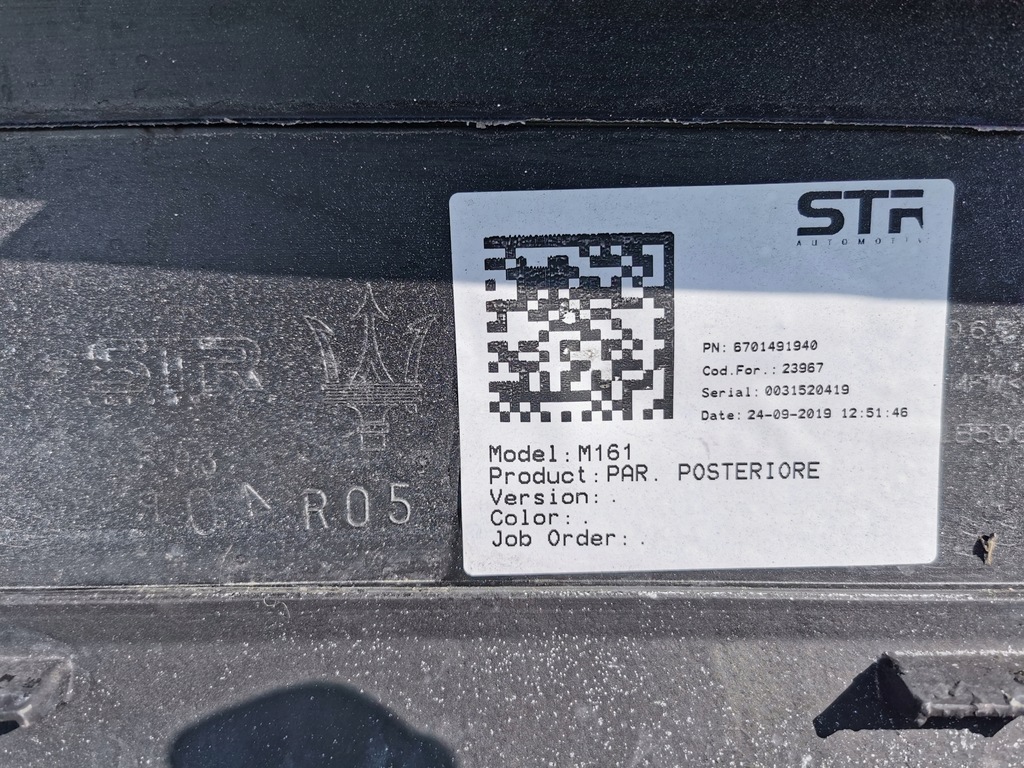 фото №15, Бампер задняя задний maserati levante lift gts 670118506g