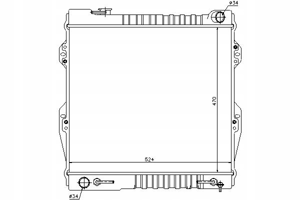 фото №1, Nissens радиатор двигателя toyota 4 runner 3.0 01.9