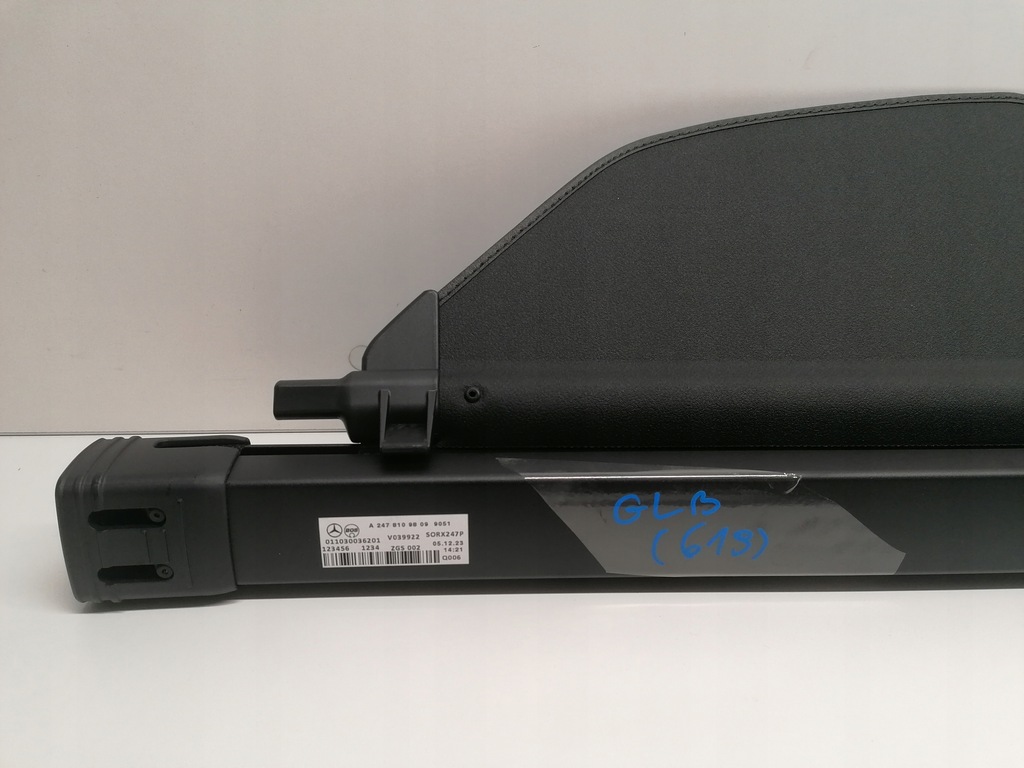 фото №6, Mercedes glb x247 шторка багажника nowa оригинал 2019-