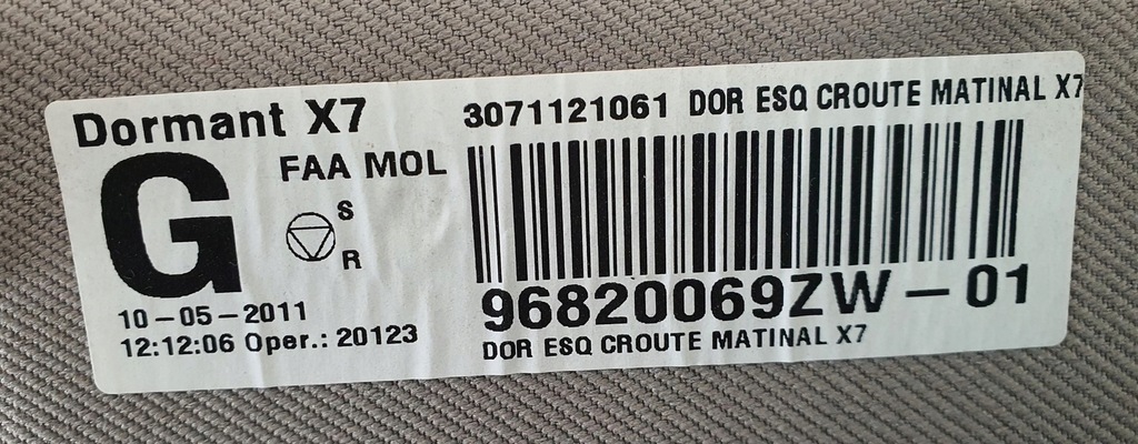 фото №8, Заднє сидіння задня задня citroen c5 iii x7 kombi