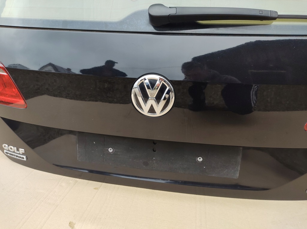 фото №8, Крышка багажника задняя задняя vw golf 7 vii sportsvan 2015 eu целая