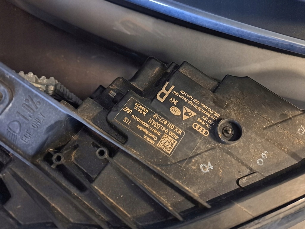 фото №11, Audi a6 c7 4g kompletny перед капот бампер радіатор ксенон led lx7p