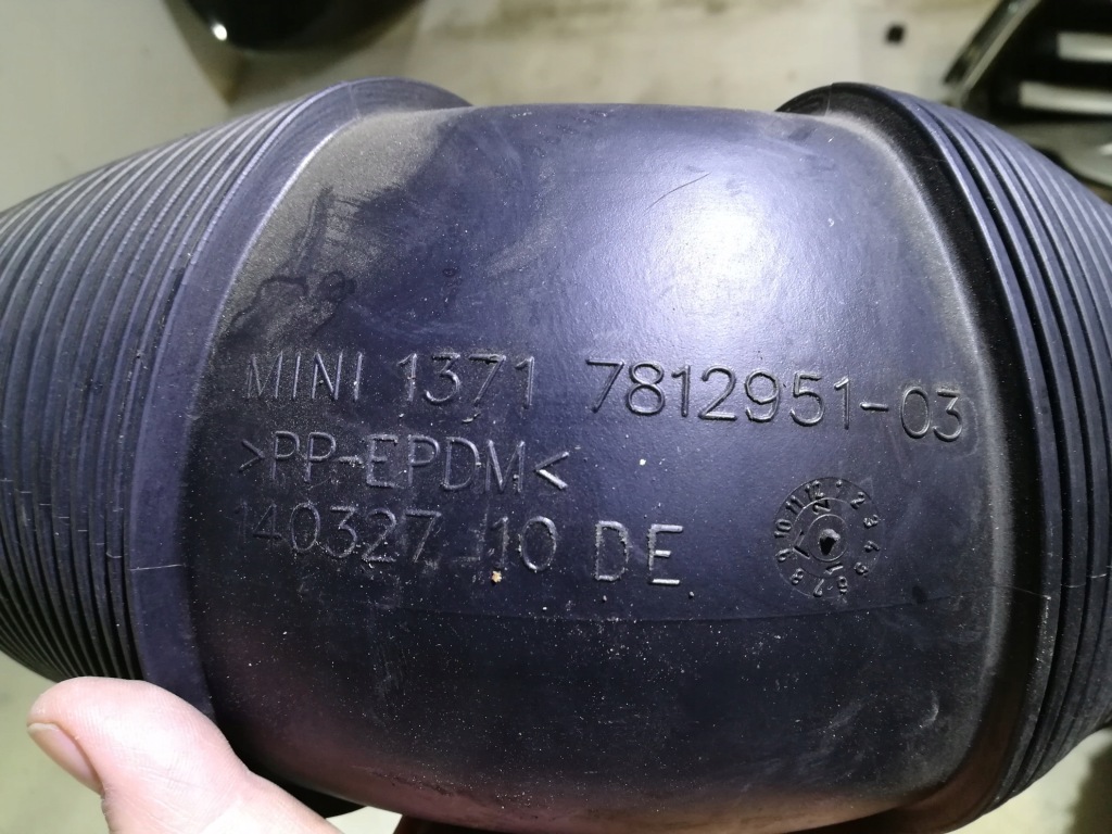 фото №2, Mini r60 впуск повітрозабірник труба повітря 1371 7812951-03