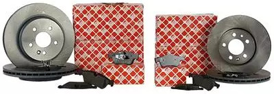 фото №1, Febi гальмівні диски+ гальмівні колодки p+t fiat bravo ii stilo 257mm