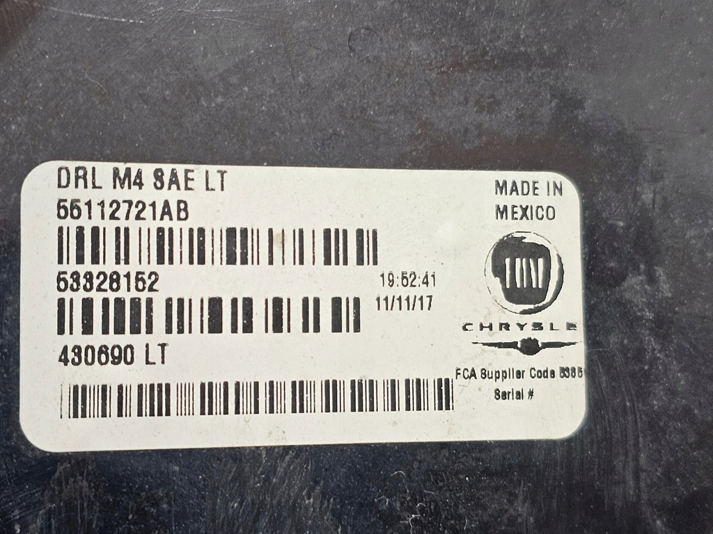 фото №10, Jeep compass 17- противотуманная фара поворотник левый 55112721ab usa