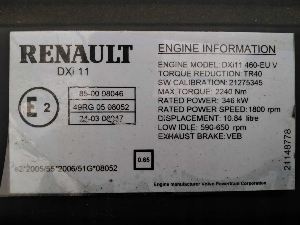 Двигун голий renault premium dxi 460 euv Ціна