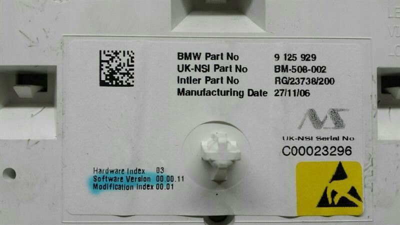 фото №4, Mini cooper s r56 спидометр mph 9125929 прибор приборная панель