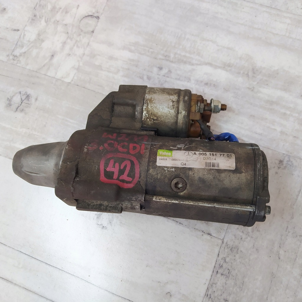 фото №1, Mercedes w211 стартер a0051517701