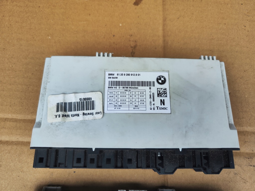 фото №1, Модуль блок керування сидіння 9280912 bmw f07 f01 f10