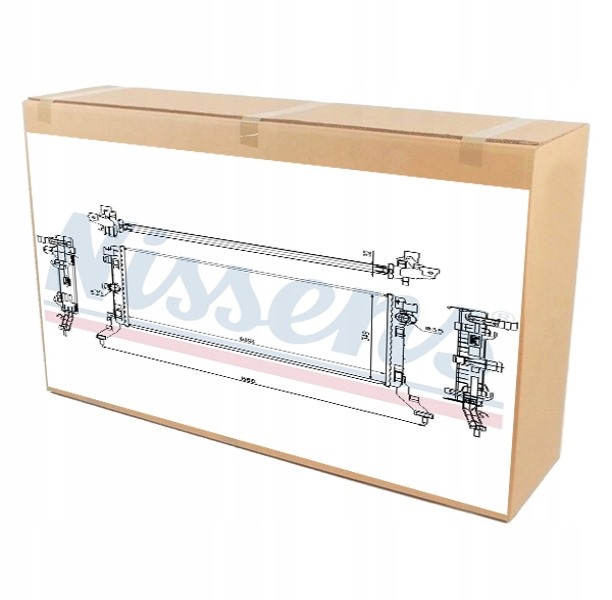 Купить Nissens 637603 радиатор, система охлаждение двигателя
