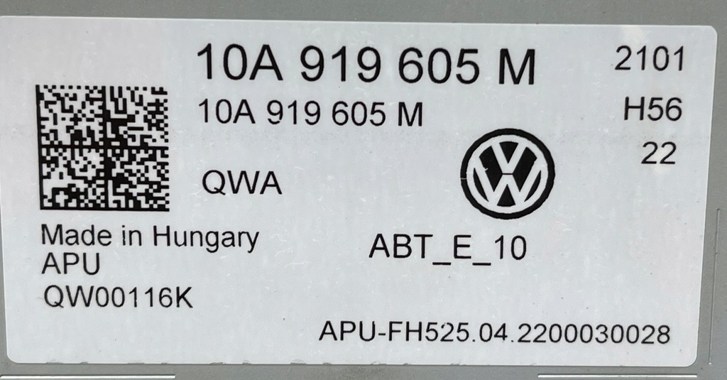 фото №11, A365 vw id. buzz дисплей экран радио 10a919605m