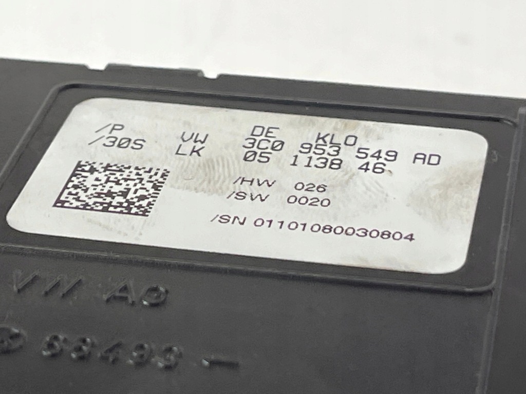 фото №5, Блок управления датчик kąta поворота модуль volkswagen passat b6