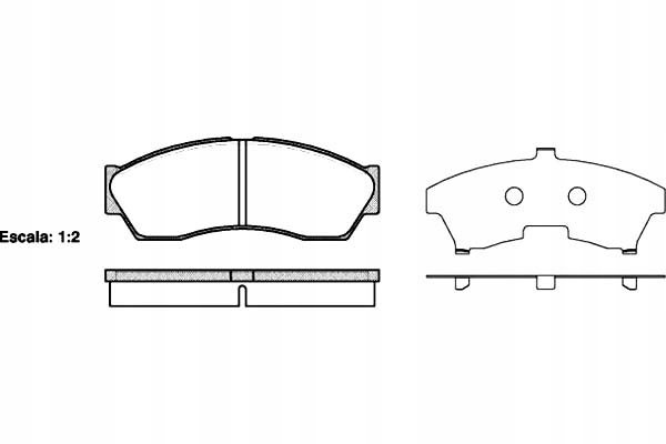 фото №2, Тормозные колодки тормозные remsa 277942100114 277942100134 p