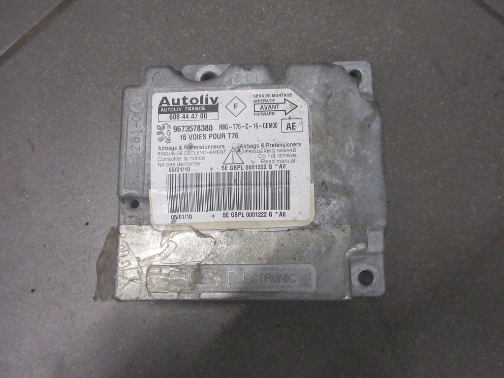 фото №1, Модуль подушок подушка безпеки peugeot 308 cc