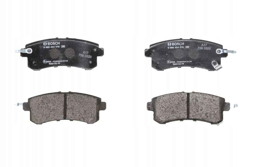 фото №16, Тормозная колодка тормозной kpl. задняя infiniti qx4, qx56 nissan armada, patrol vi