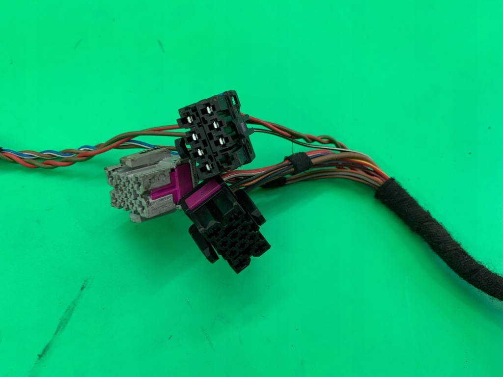 фото №8, Жгут электропроводка дверь левый перед skoda superb i 1 lift 01-08 3u0971121cl