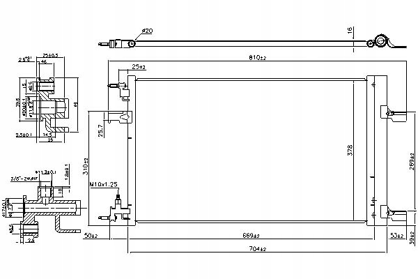 фото №1, Nissens 940533 конденсатор, кондиционер