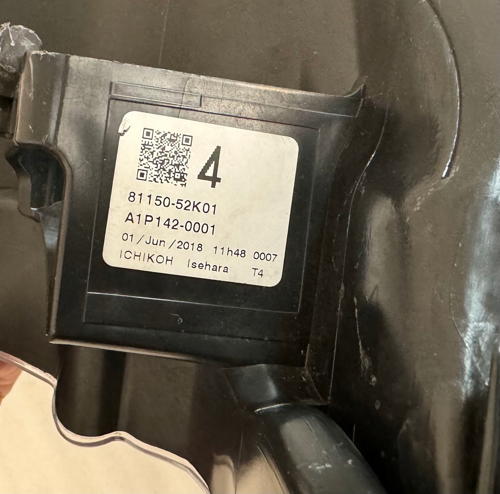 фото №16, Лампа перед левая линза led toyota verso-s ractis ii 2010-