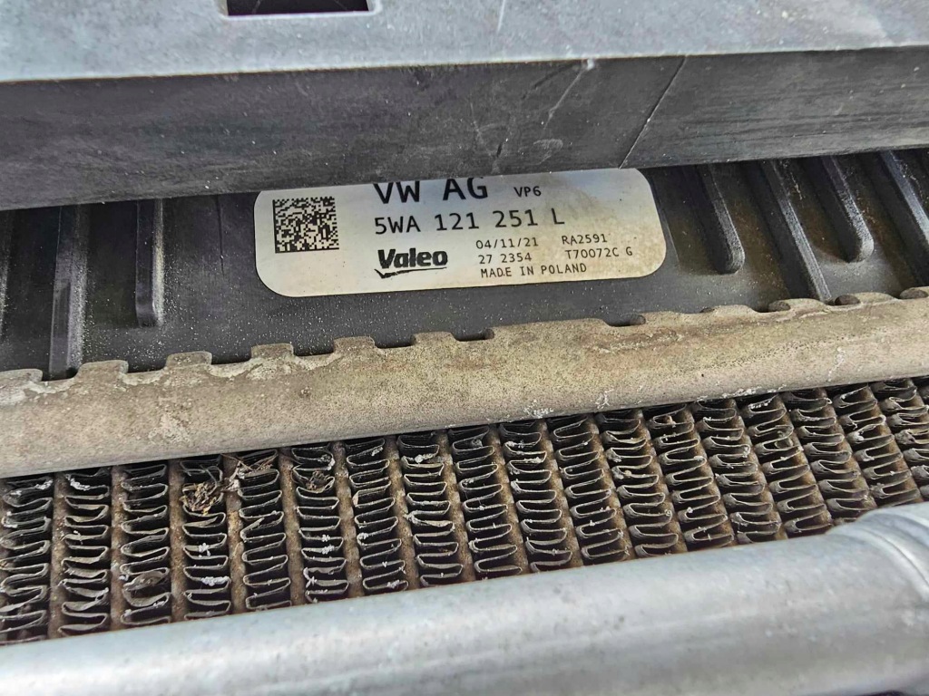 Комплект радиатор ремень передний вентилятор усилитель skoda octavia iv 4 с Разборки