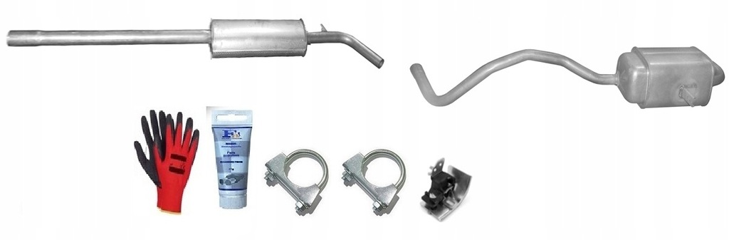 фото №1, Renault megane ii 1.4 глушители kpl.+gratisy