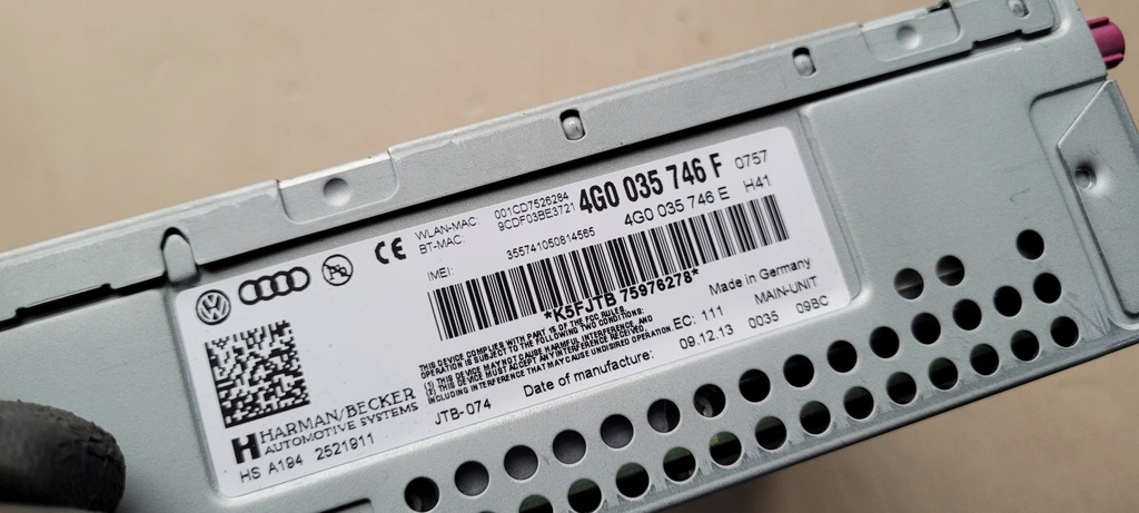 фото №12, S7 4g a7 мультимедіа зчитувач блок mmi s6 c7 a6