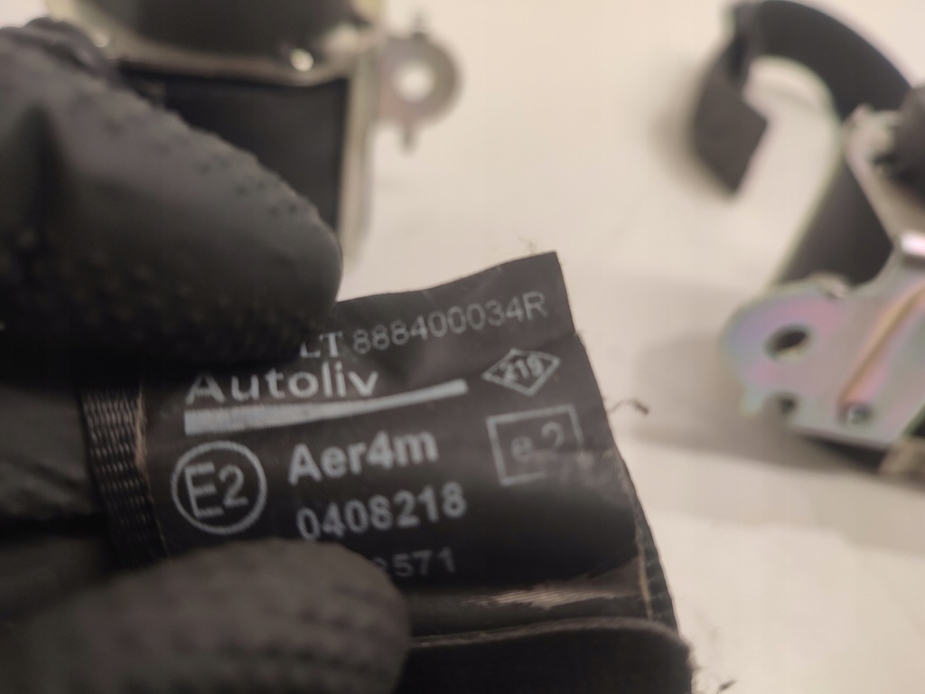 фото №7, Renault fluence pas безопасности правый левый задняя