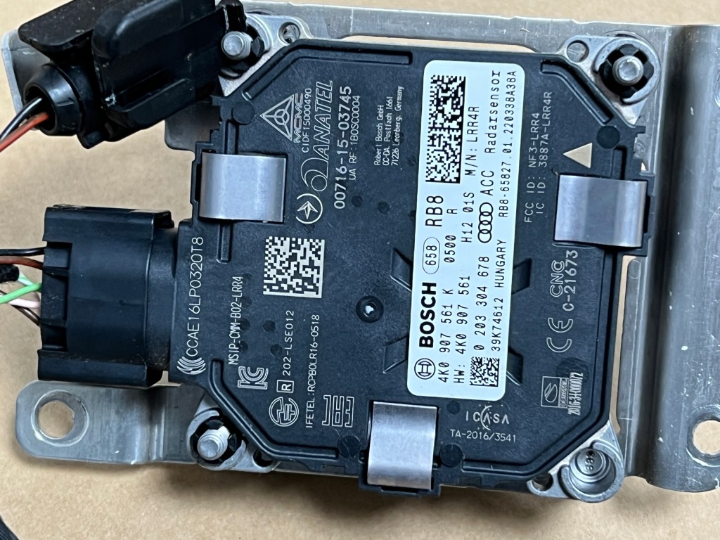 фото №3, Audi a6 c8 a7 4k блок керування радар відстані 4k0907561k