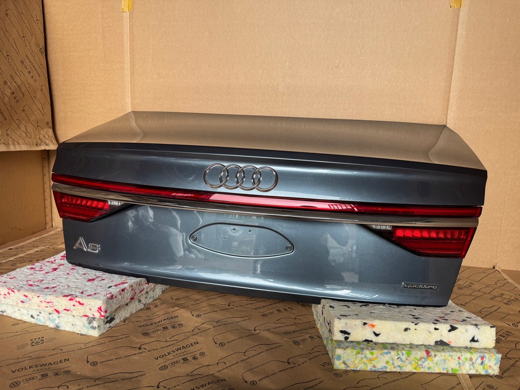 фото №6, Audi a8 d5 4n кришка багажника бампер лампа лампи накладка задня комплект 4n0807511a 2020r