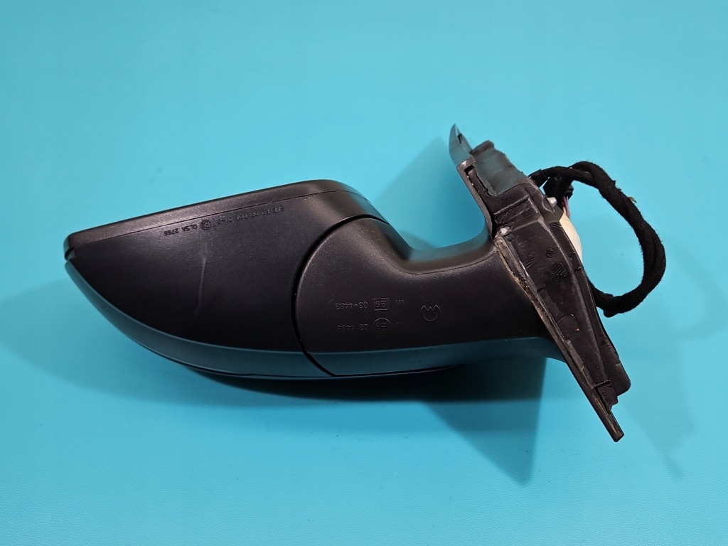 фото №15, Зеркало левая 6pin vw polo v 6r 09- чёрный lc9x europa