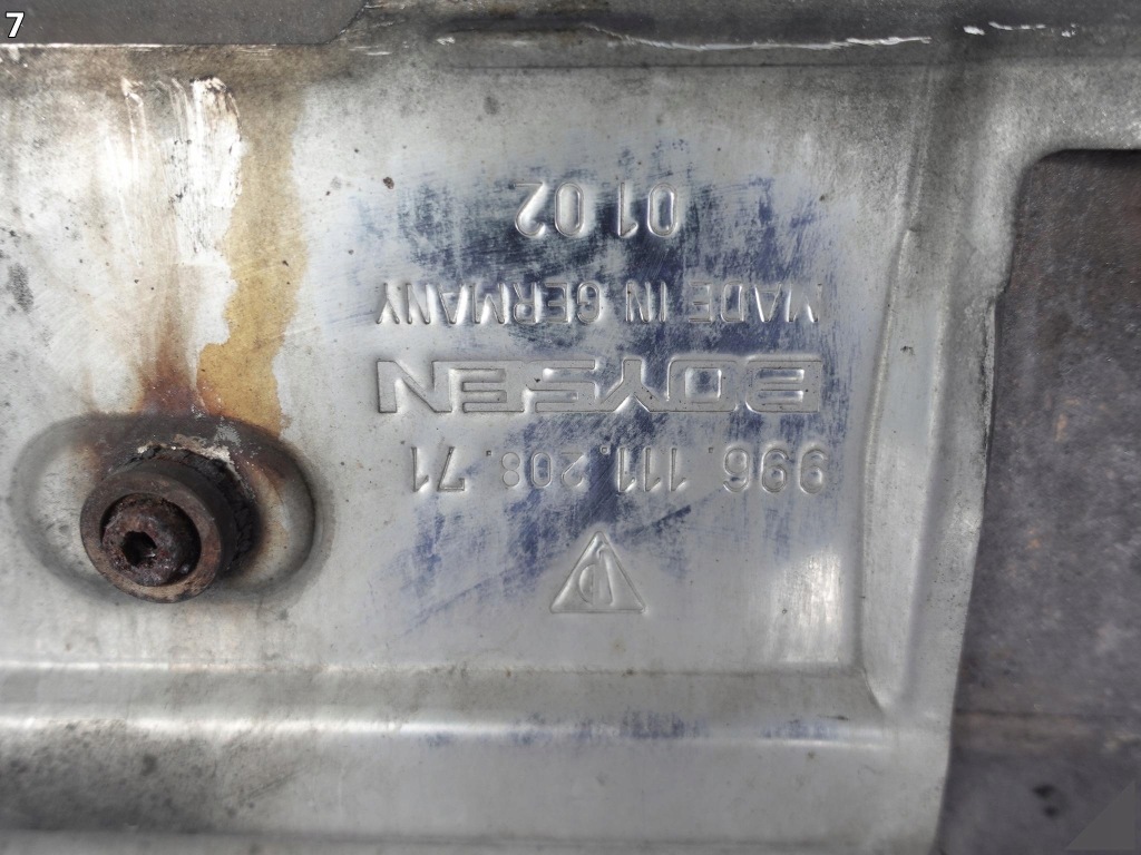 фото №8, Porsche 911 996 turbo 4s 01-05 вихлоп гасник задня