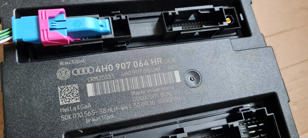 фото №8, A6 c7 4g lift модуль блок управления комфорта 4h0907064hr a7 4g