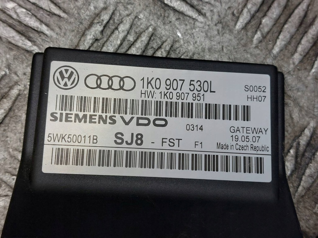 фото №8, Набір стартовий блок керування імобілайзер skoda octavia ii 2.0 tdi 03g906021ld