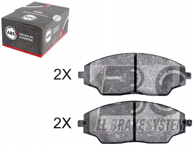 фото №1, Тормозные колодки тормозные chevrolet aveo хэтчбек 1.4 t30