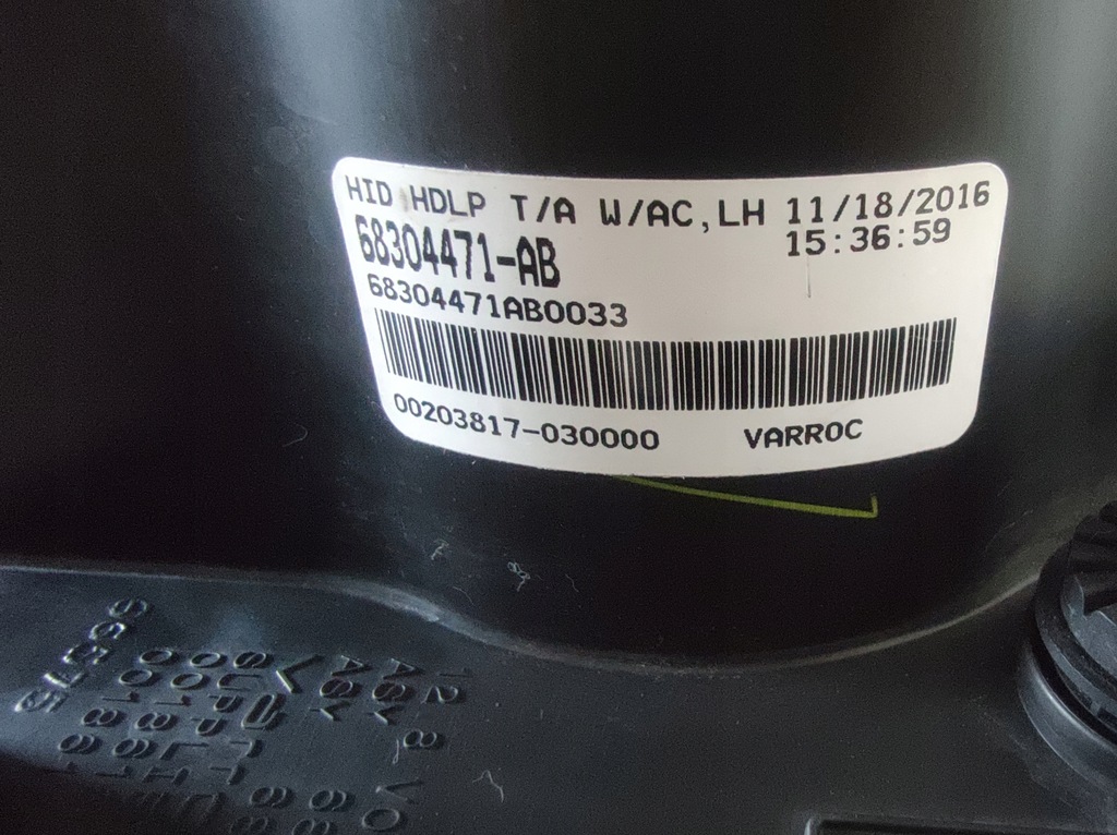 фото №6, Dodge challenger ліва лампа ксенон t/a 2015+