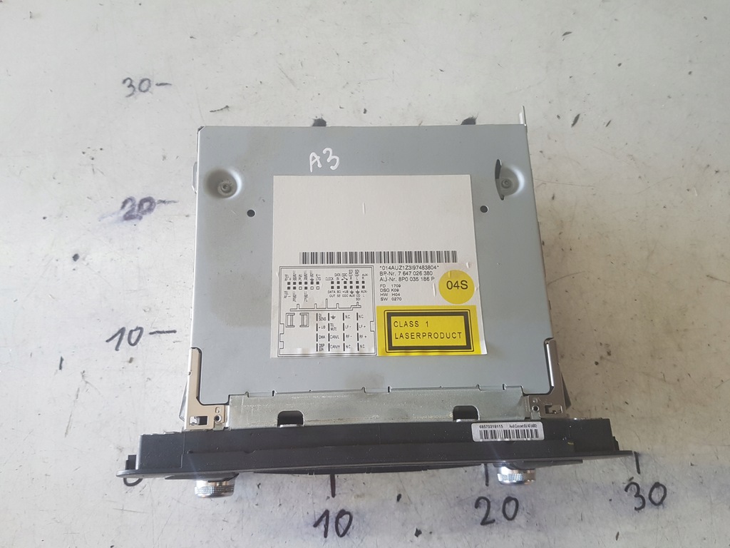 фото №2, Audi a3 8p lift 08r- радіо concert радіопрогравач