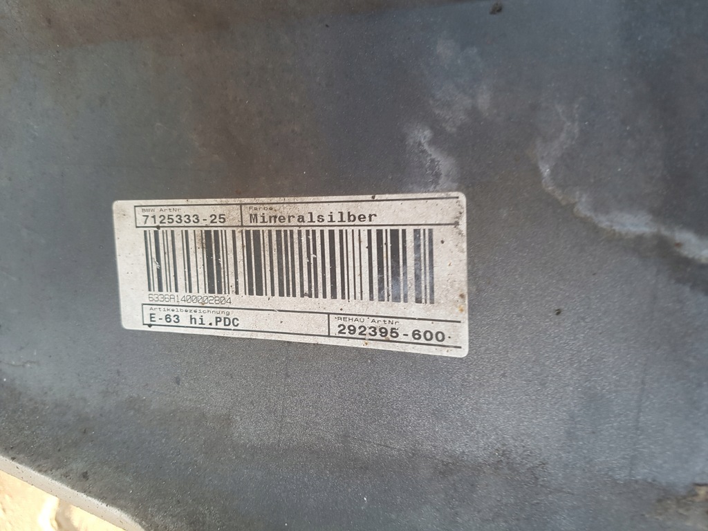 фото №7, Bmw 6 e63 03-05r бампер задня задній