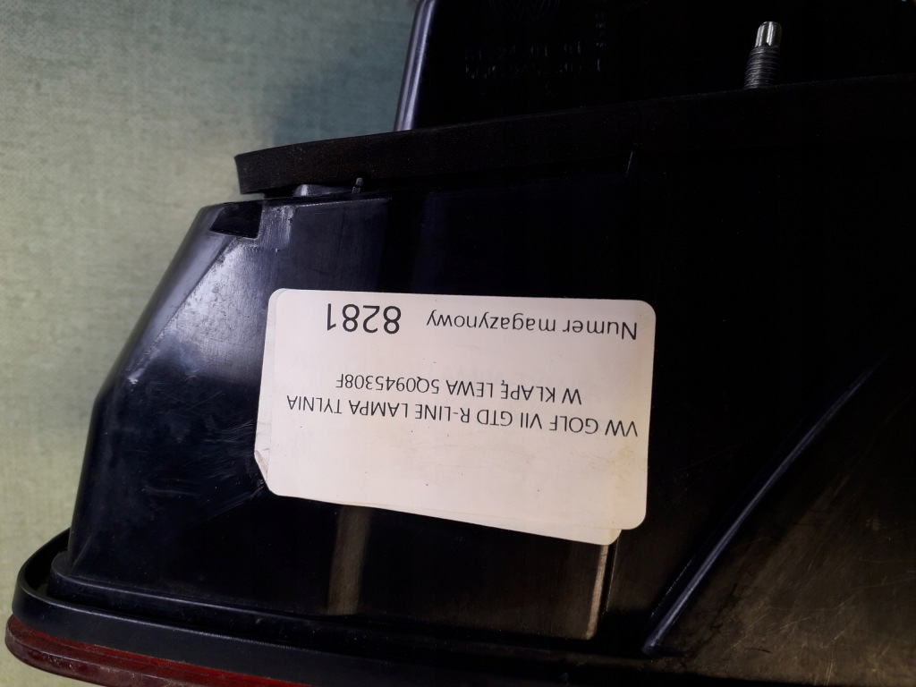 фото №4, Vw golf vii gtd r-line лампа задняя левая w крышка