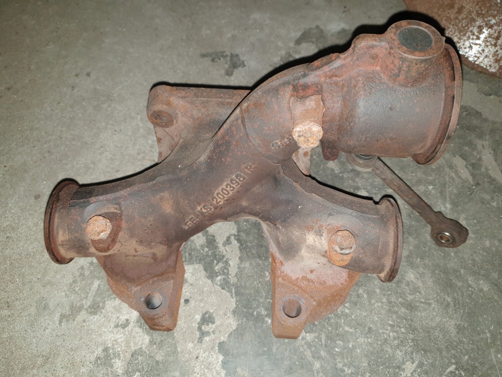 фото №1, Actros mp4 коллектор выпускной тормоз двигательный основание турбонагнетателя