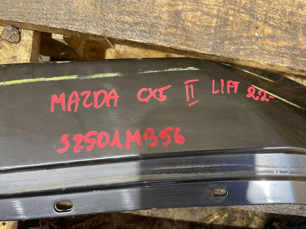 фото №11, Mazda cx5 cx-5 ii 2 kf lift 22- молдинг козирок носик решітка бампера перед