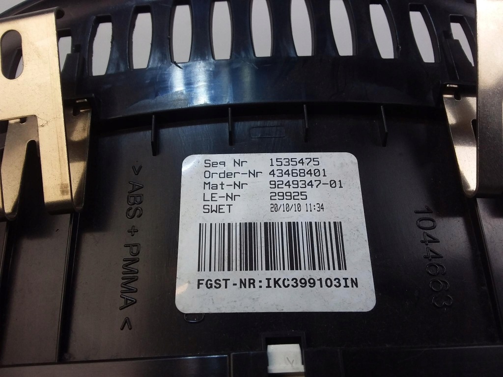 фото №6, Bmw 5 f10 f11 лічильник прилади uk 2.0d 9249347-01