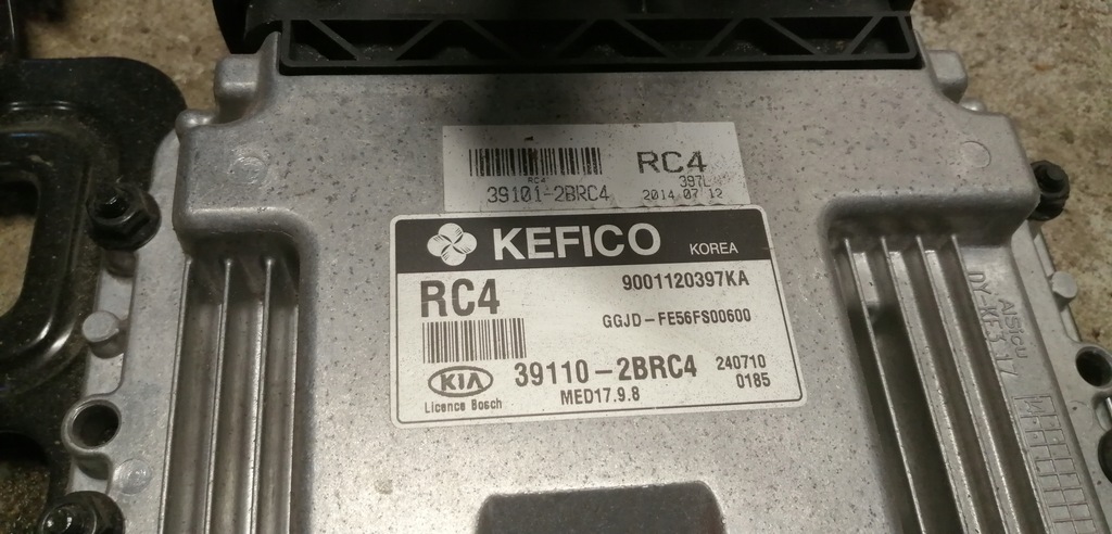 фото №5, Kia ceed ii 1.6 gdi набор блок управления 391102brc4