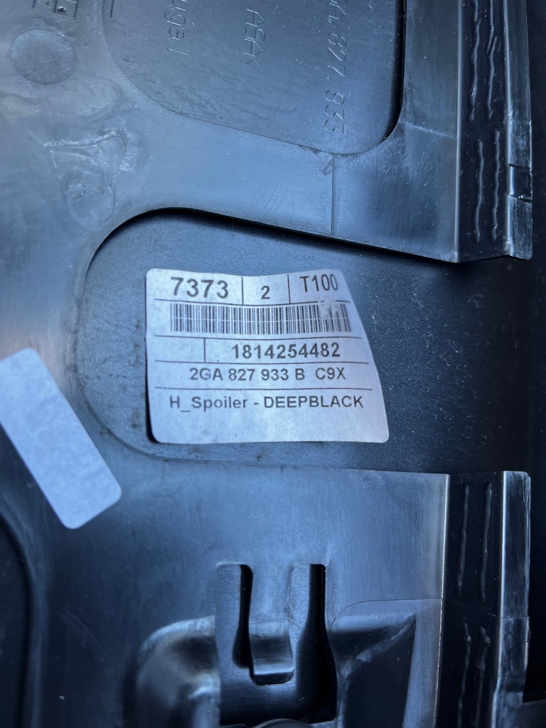 фото №9, Спойлер крышки задняя спойлер vw t-roc 2ga
