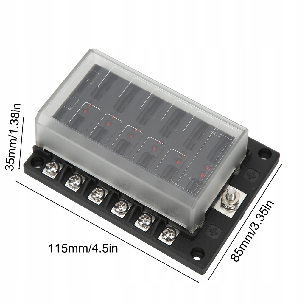 фото №8, Універсальний кронштейн запобіжників 1 na 12 вихід