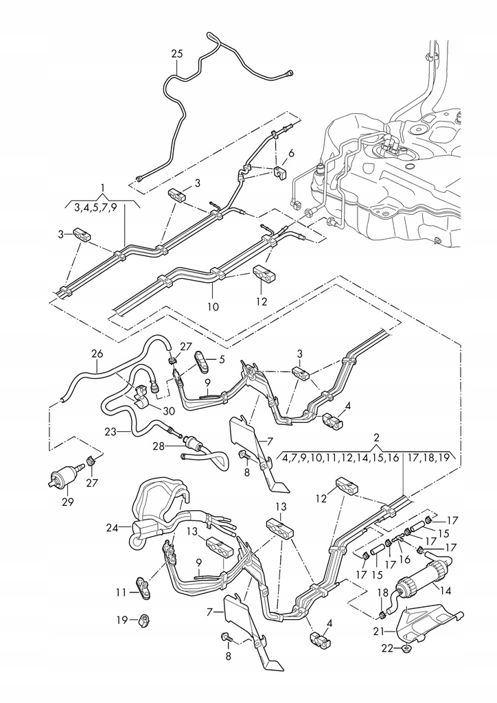 фото №13, 8w0201996 шланг вентиляционный audi a5 f5 8w
