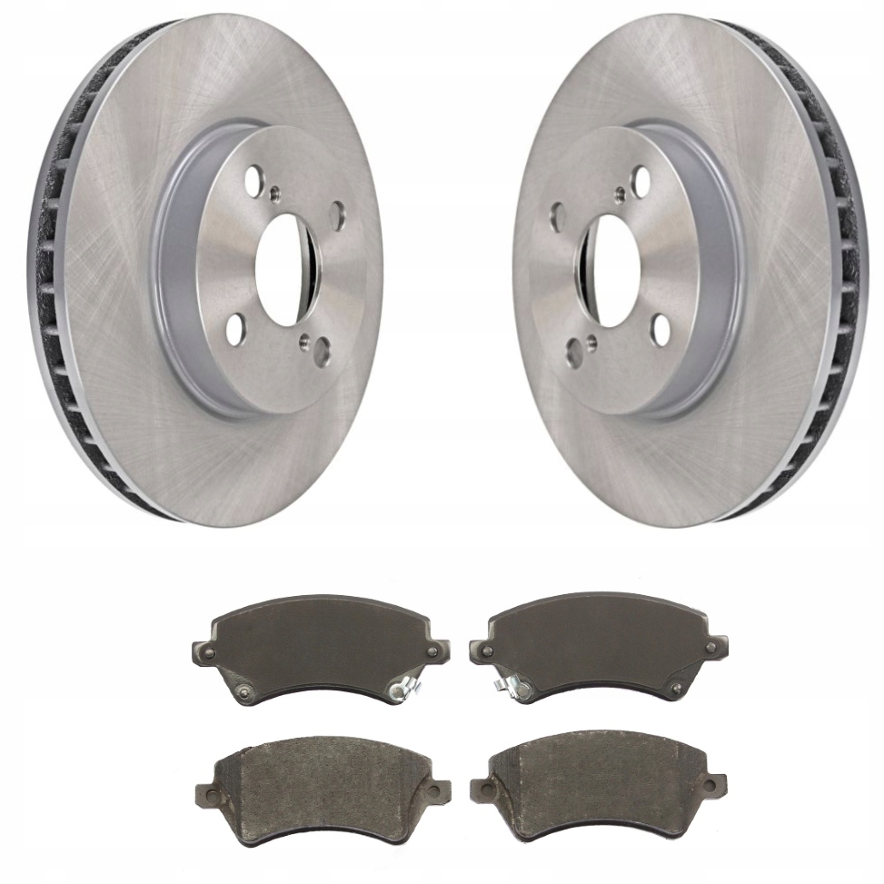 фото №1, Тормозные диски + тормозные колодки перед do toyota corolla e12 2002-