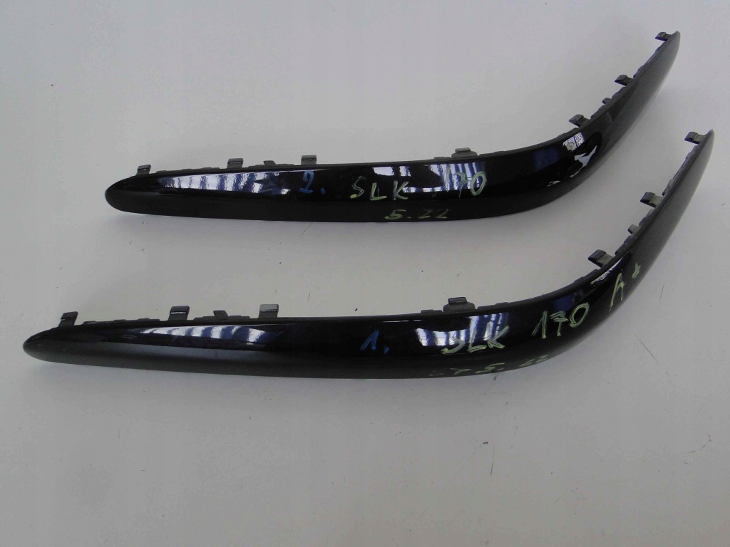 фото №10, Mercedes slk r170 170 молдинг w бампер накладка-спойлер левый